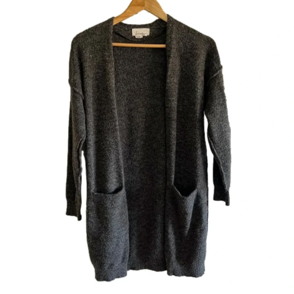 Anthropologie Sweaters - ANTHROPOLOGIE ~ Grey Oversized Cardigan with pockets